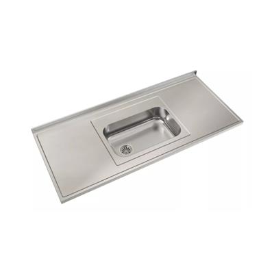 MESADA ACERO INOX 1.40 X 55 (BACHA CENTRAL)