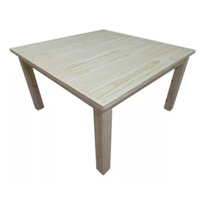 MESA DE PINO 120x120