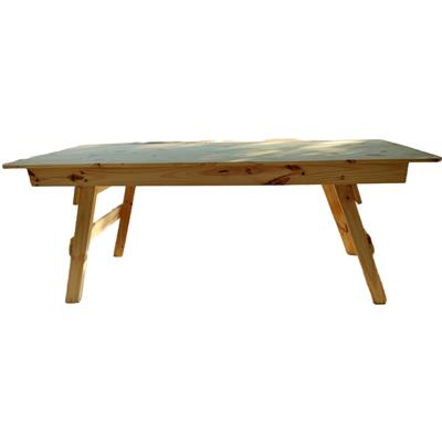 mesa plegable de pino quincho