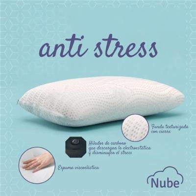 almohada nube anti stress espuma viscoelastica