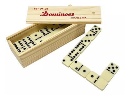 juego de domino de madera